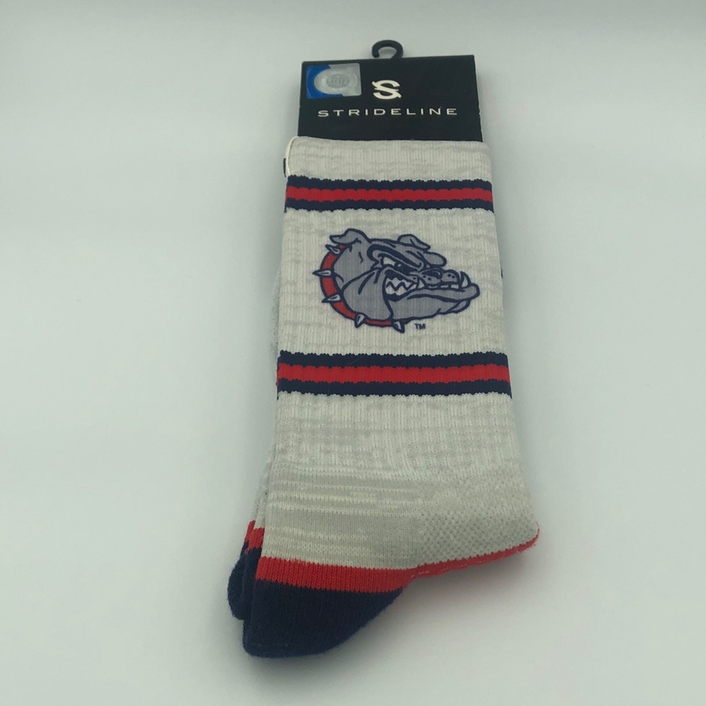 Strideline Men's Bulldog’s Collegiate Casual Socks